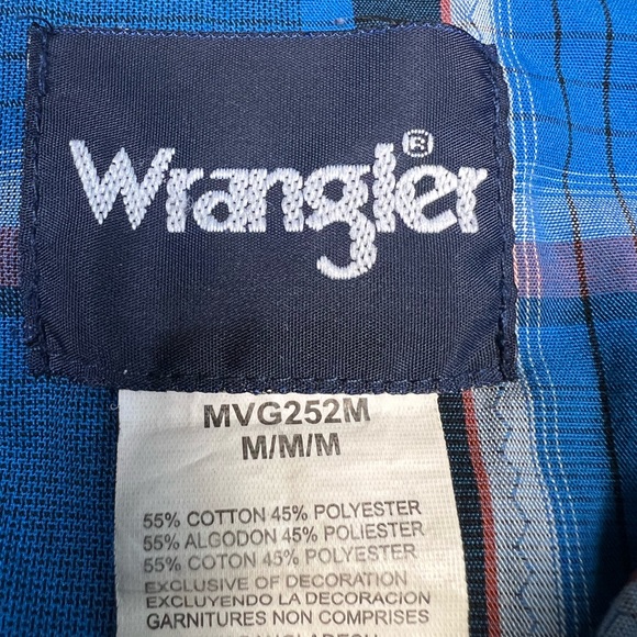 Vintage Wrangler Western Button-Down Shirt - Picture 7 of 7